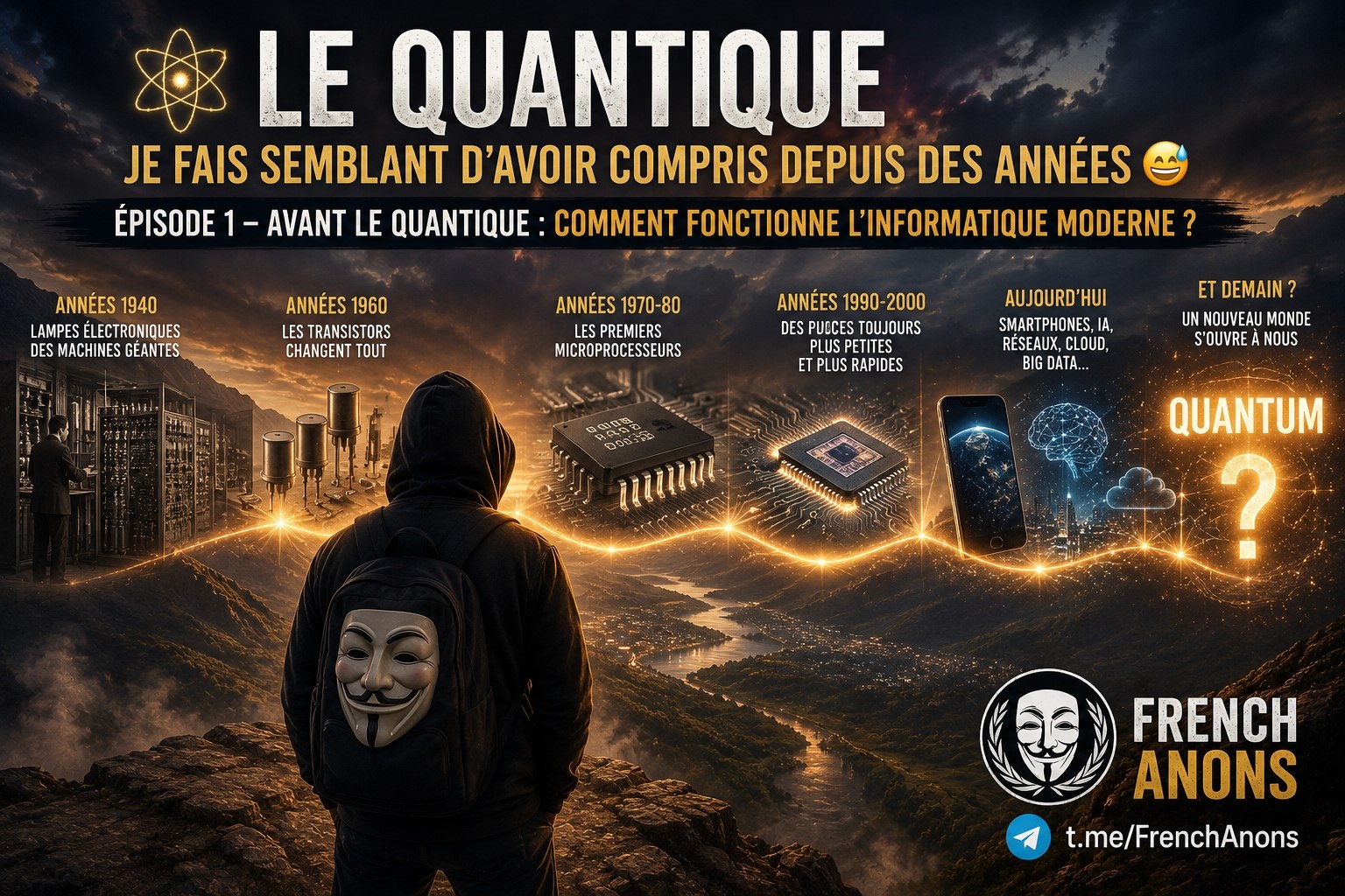 Affiche originale de l’épisode 01 : Avant le quantique : comment fonctionne l’informatique moderne ?