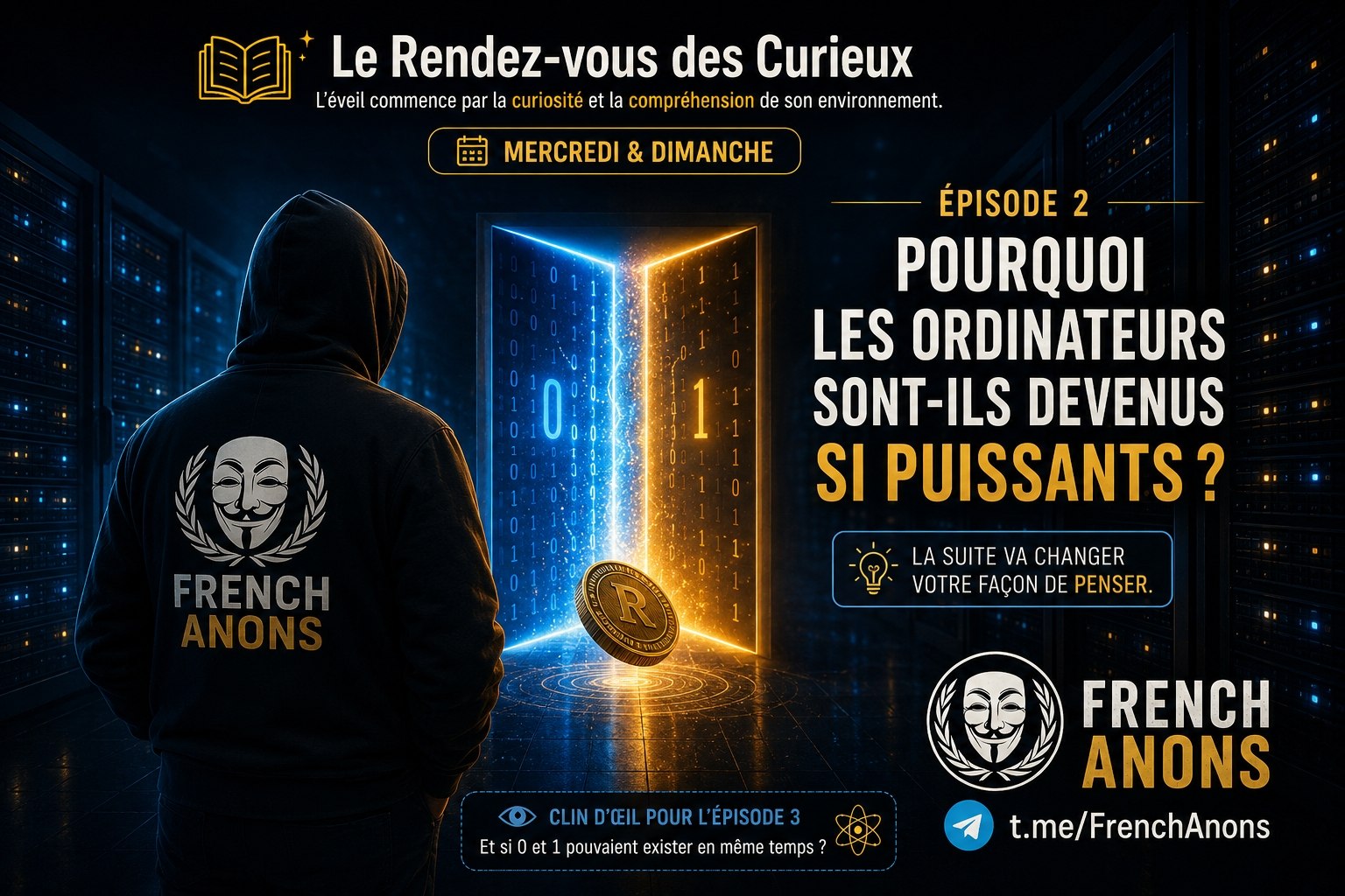 Affiche originale de l’épisode 02 : Pourquoi les ordinateurs sont-ils devenus aussi puissants ?