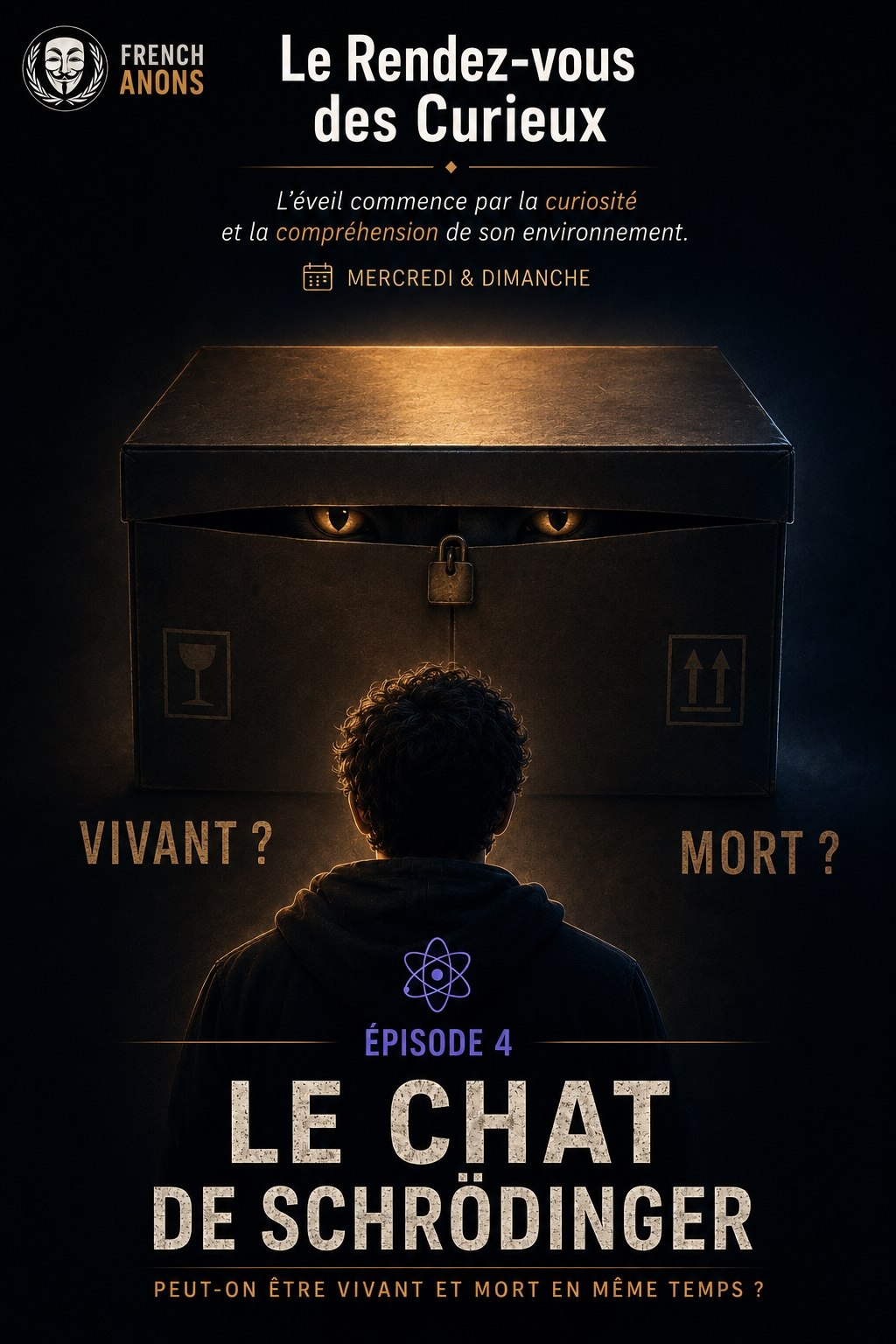 Affiche originale de l’épisode 04 : Le Chat de Schrödinger