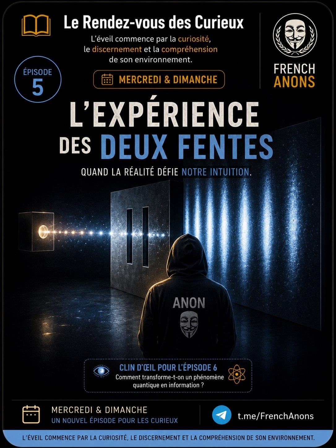 Affiche originale de l’épisode 05 : L’expérience des deux fentes