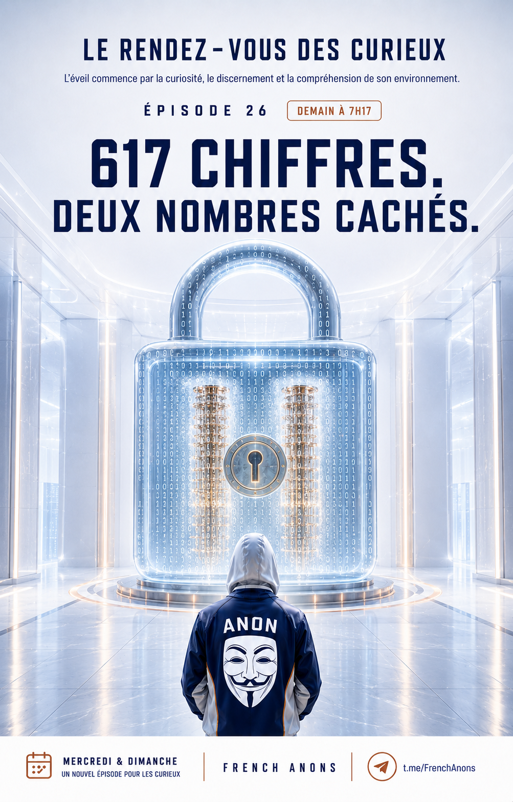 Affiche originale de l’épisode 26 : Pourquoi RSA-2048 résiste-t-il encore ?