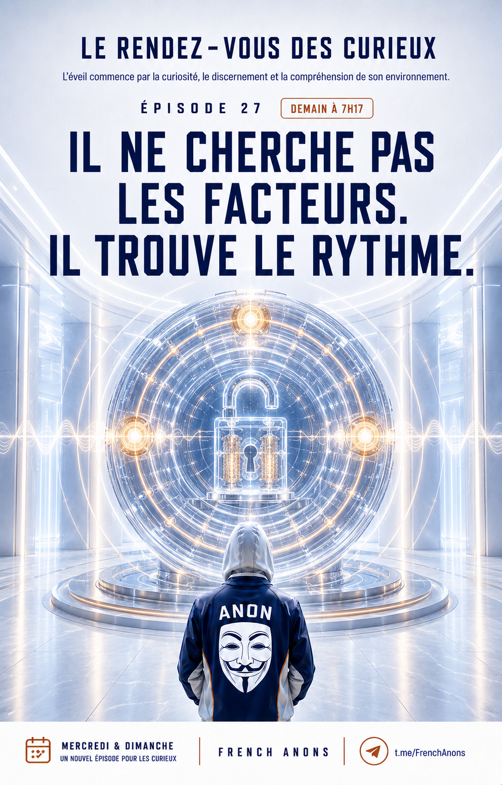 Affiche originale de l’épisode 27 : Comment un rythme peut-il ouvrir RSA-2048 ?