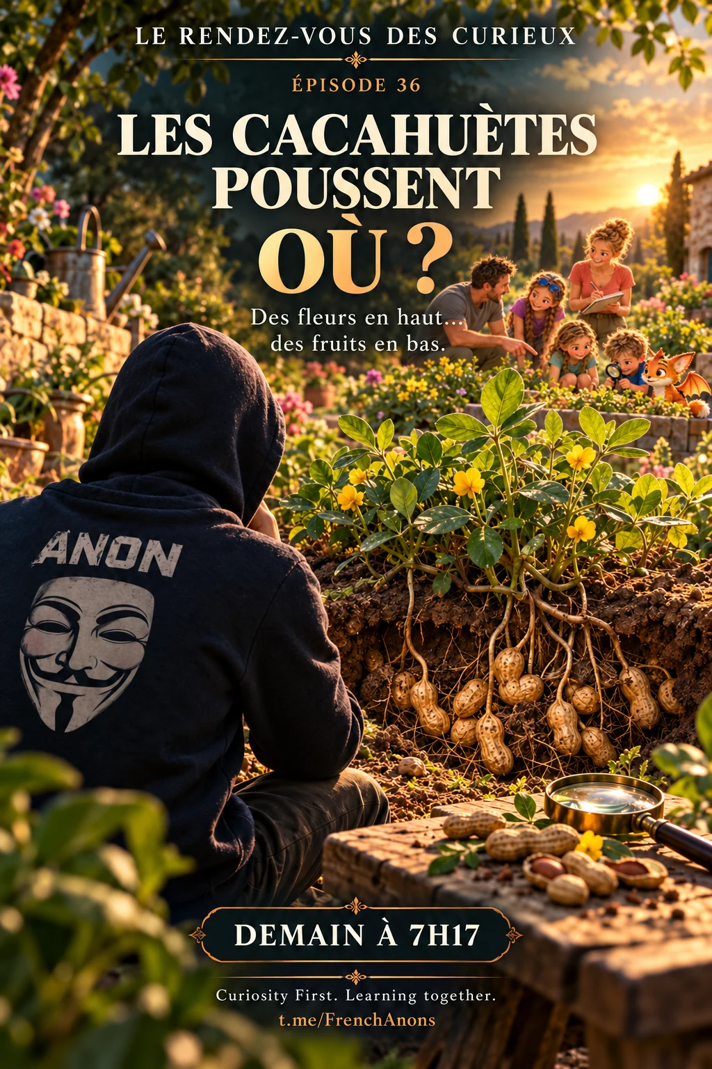 Affiche de l’épisode 36 : Comment poussent vraiment les cacahuètes ?
