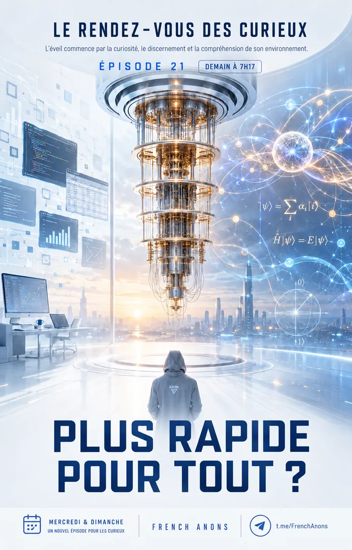 Affiche originale : Un ordinateur quantique sera-t-il plus rapide… pour tout ?