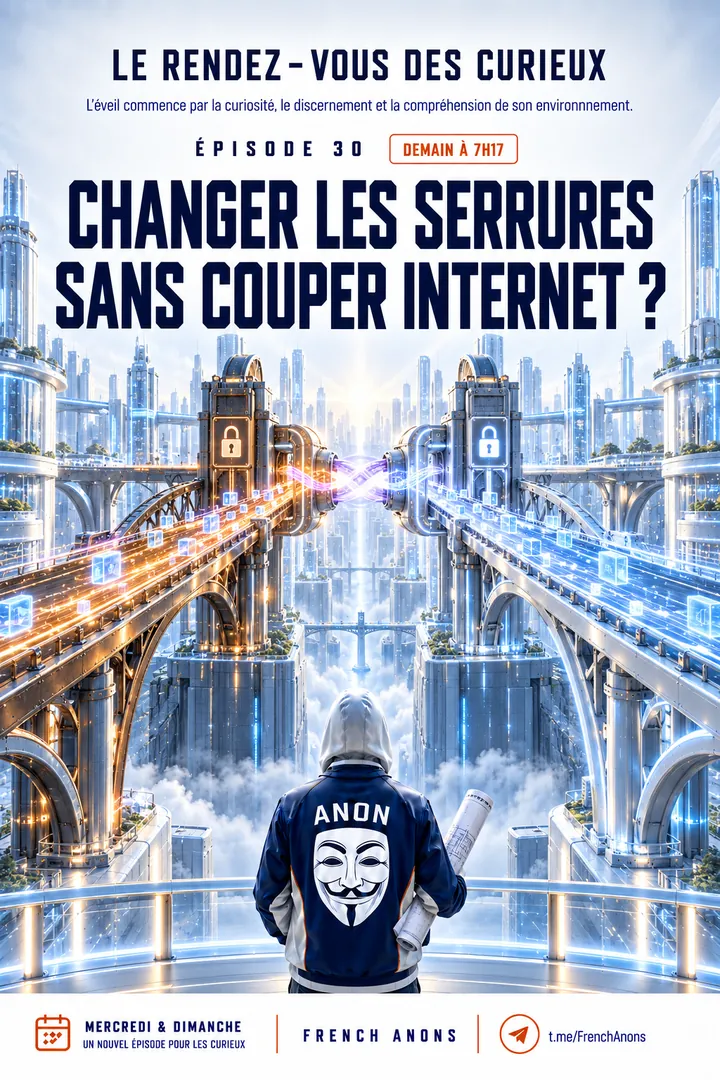 Affiche originale : Comment changer les serrures d’Internet sans tout arrêter ?