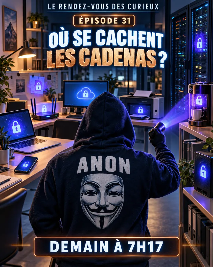 Affiche originale : Comment retrouver les cadenas invisibles d’une entreprise ?