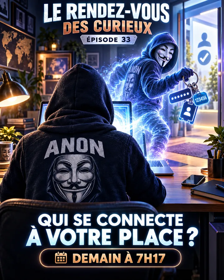 Affiche originale : Comment un mot de passe volé peut-il devenir votre identité ?